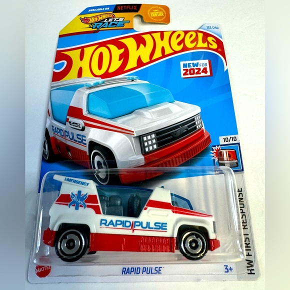 Hot Wheels First Response 2024 - Rapid Pulse 137/250 - Modèle 1:64 Neuf
